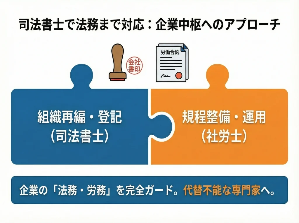 司法書士で法務まで対応