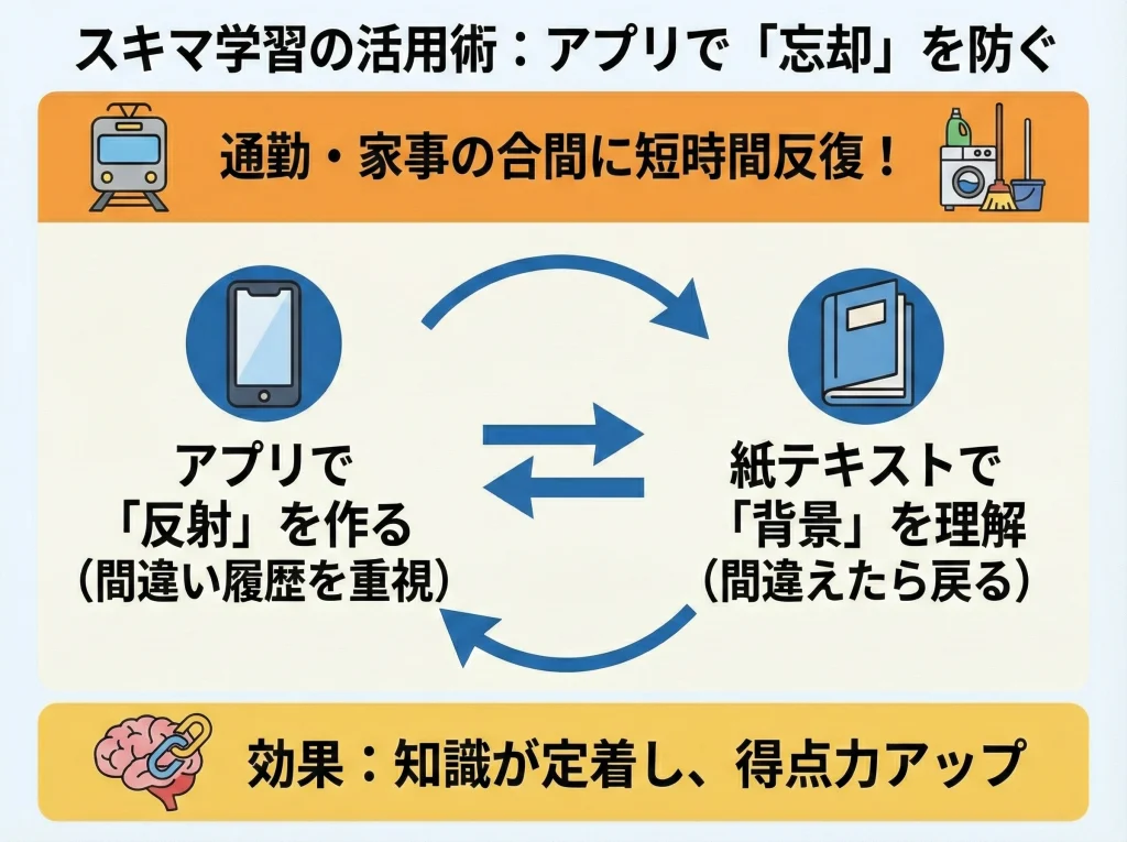 アプリ一問一答でスキマ学習