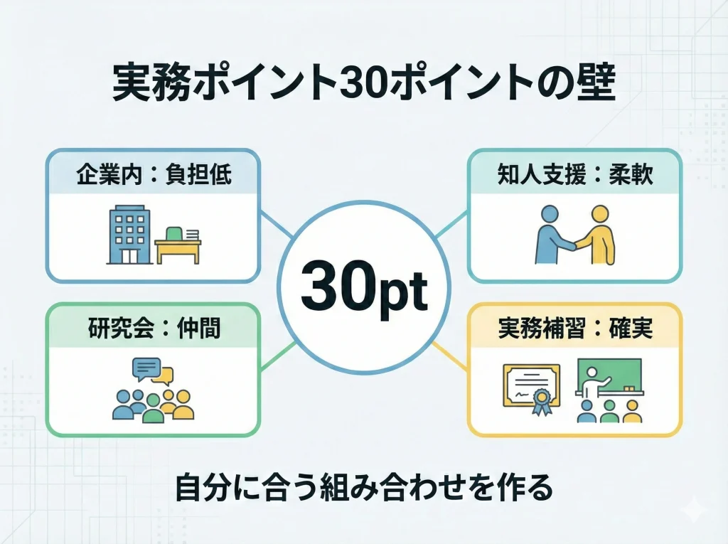 実務ポイント30ポイントの壁