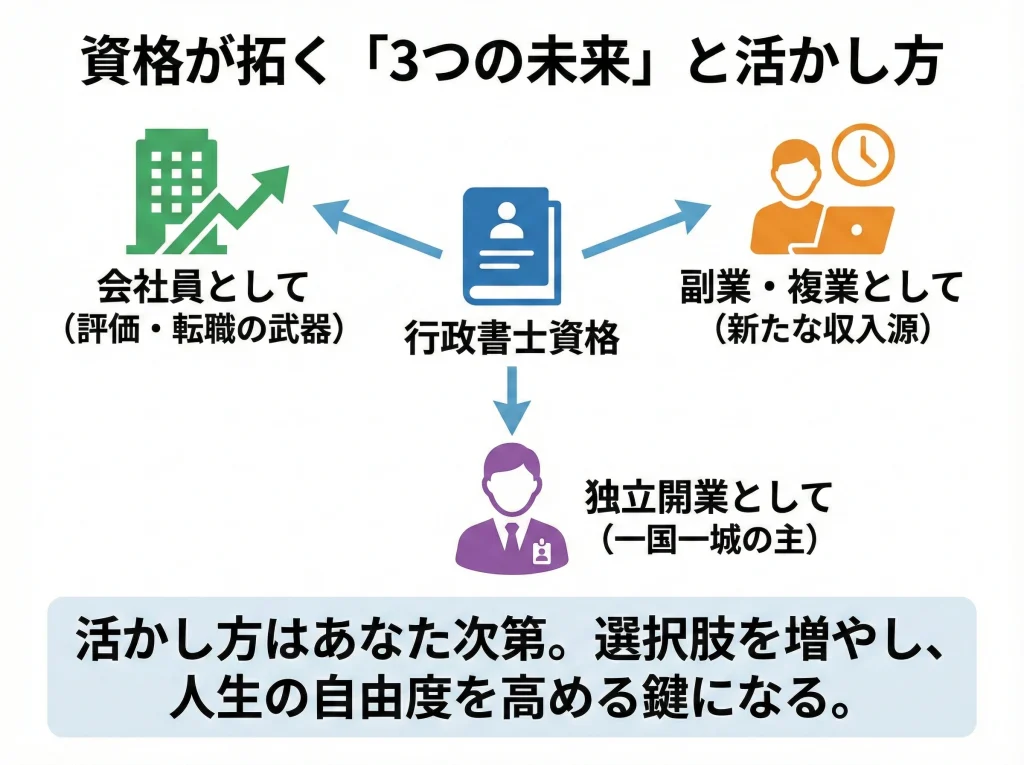 行政書士を取って良かったまとめ