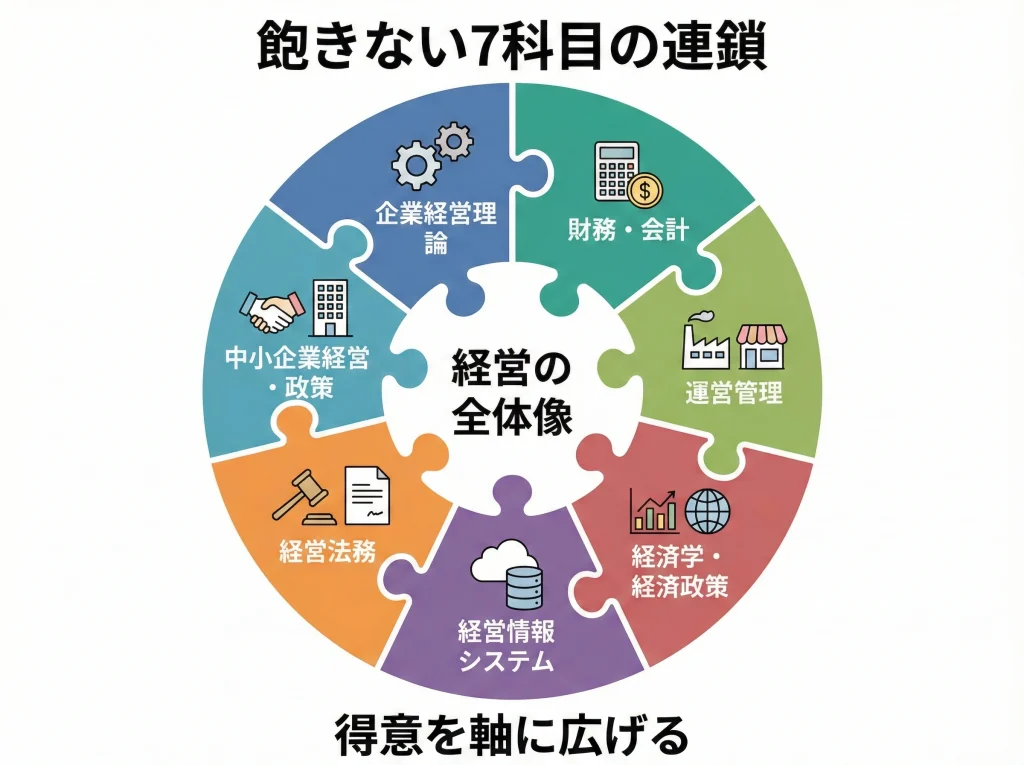 一次試験7科目が面白い