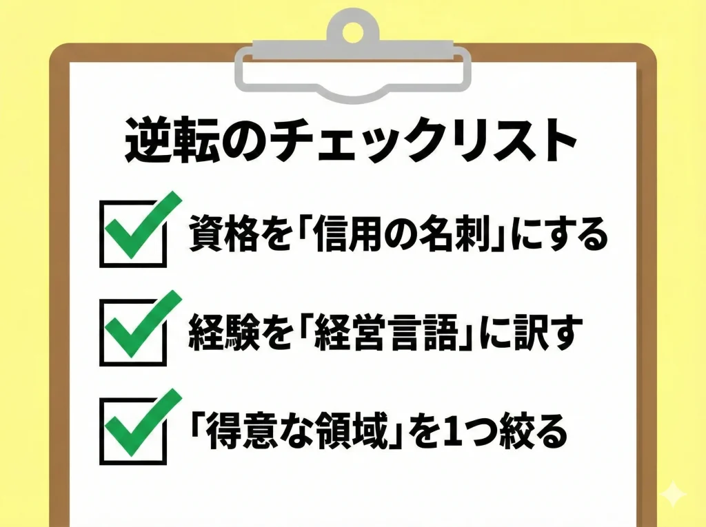 中小企業診断士が就職できないを逆転