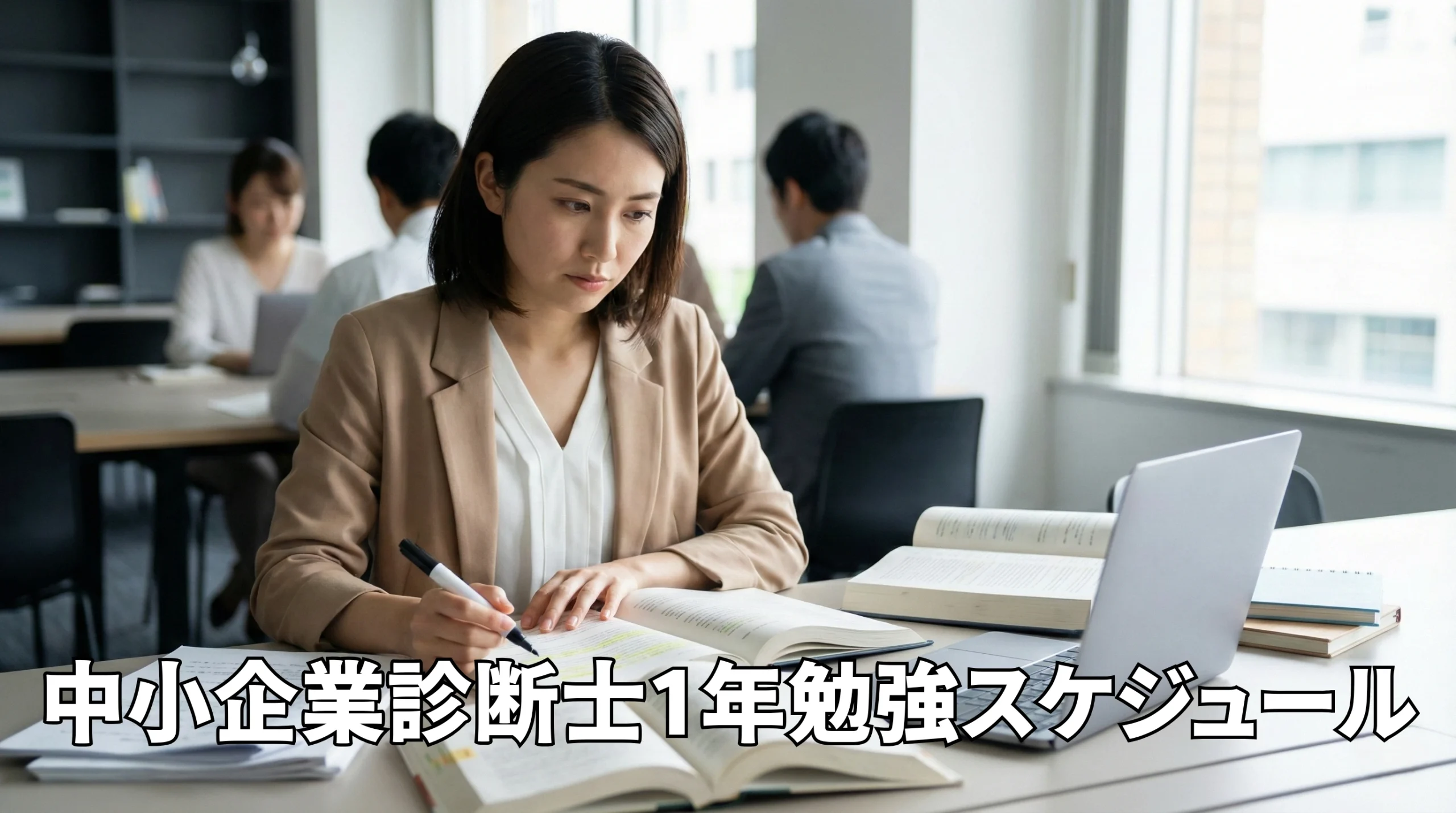 働きながら1年で合格！社会人向け中小企業診断士勉強スケジュール設計術