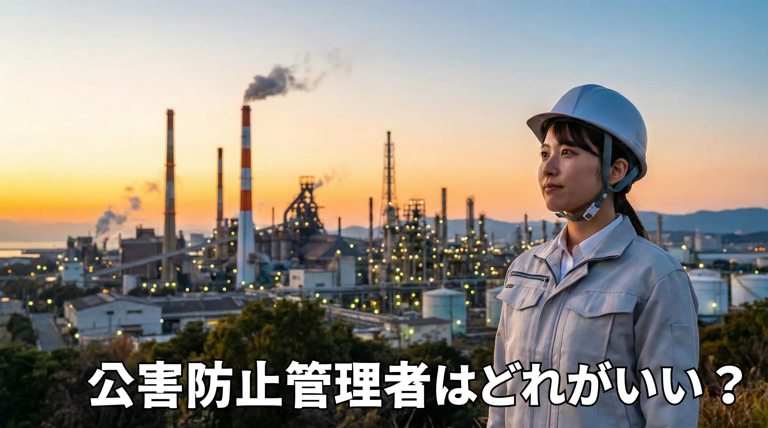 公害防止管理者はどれがいい？13区分から自分に最適な種類を選ぶ3つの基準