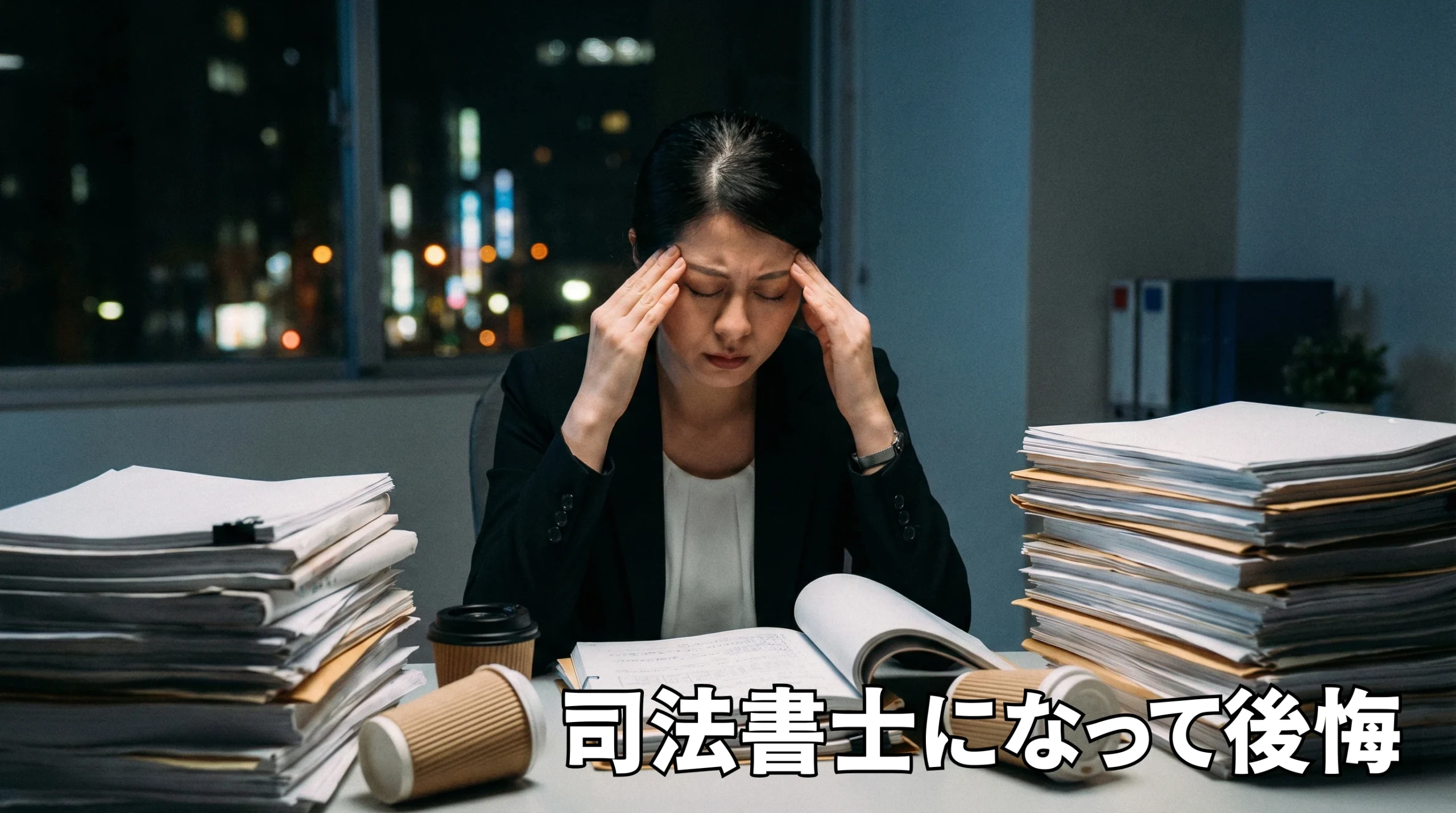 司法書士になって後悔する5つの理由｜「やめとけ」の真実と生き残り戦略