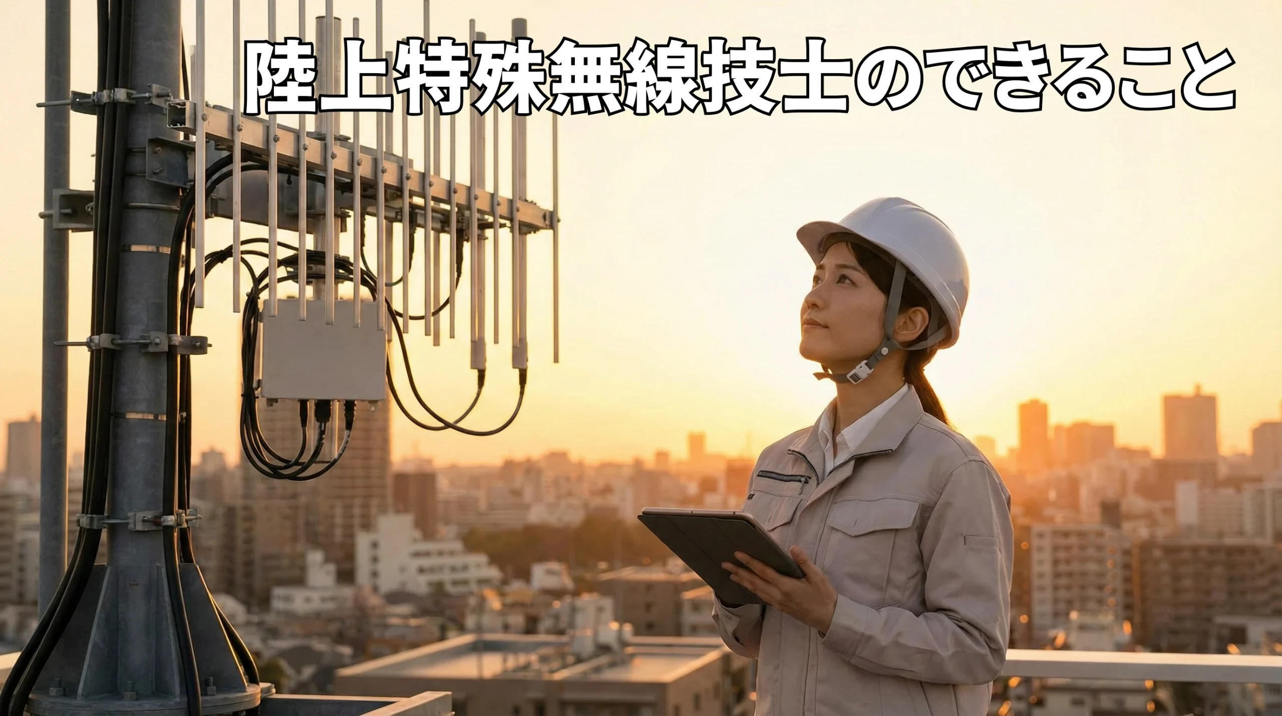 陸上特殊無線技士のできること完全ガイド！一・二・三陸特の違いを徹底解説