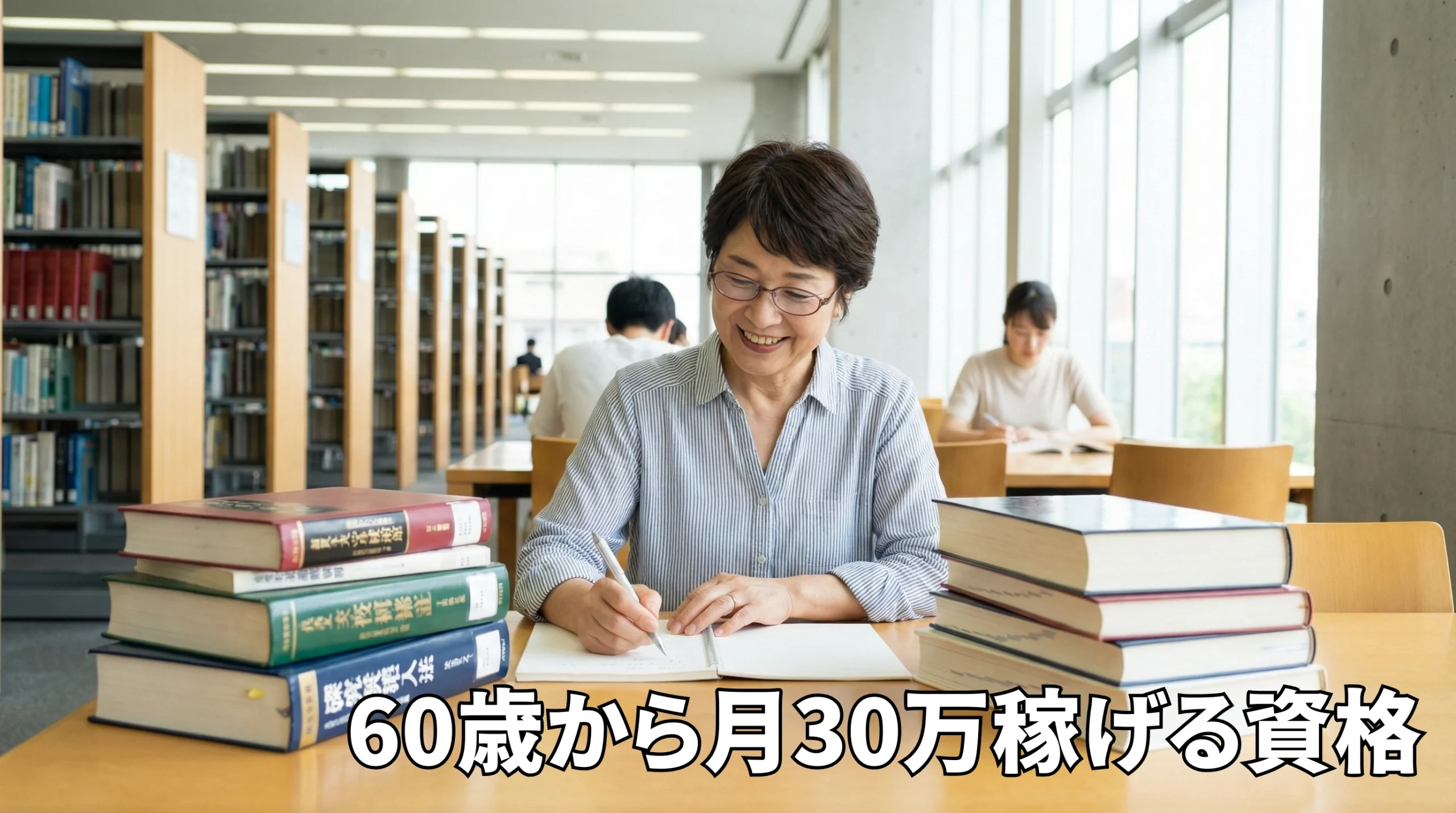 60歳から月30万稼げる資格12選！定年後の収入不安を解消する現実的な働き方