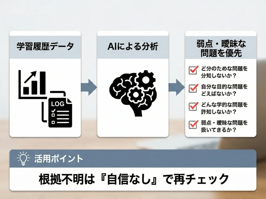 AI問題復習と実力スコア