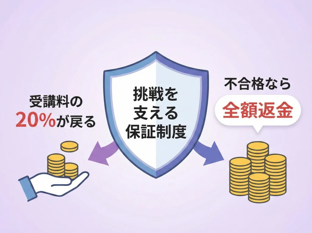 教育訓練給付と返金保証