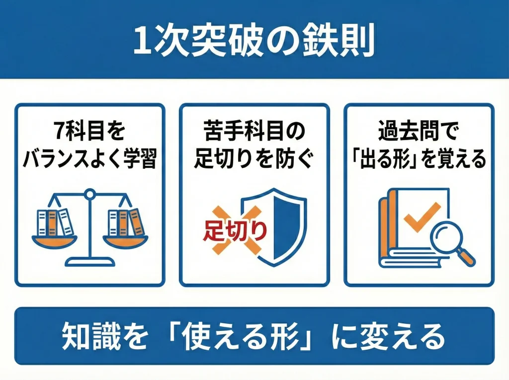 1次試験・過去問学習