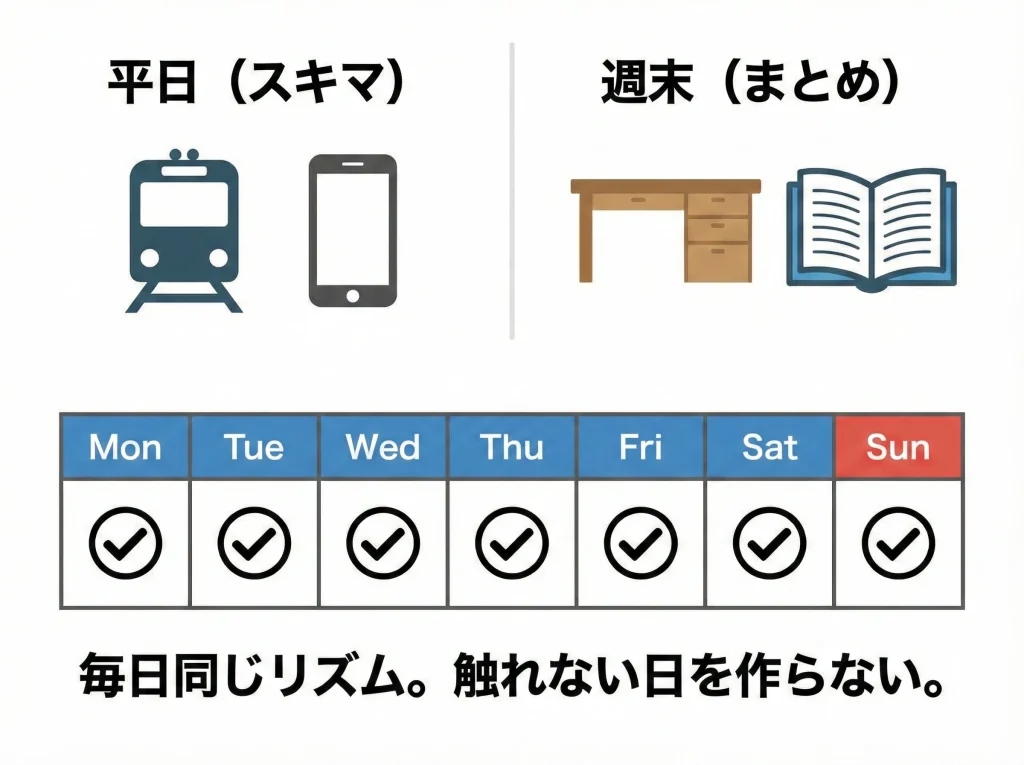 勉強時間と学習スケジュール