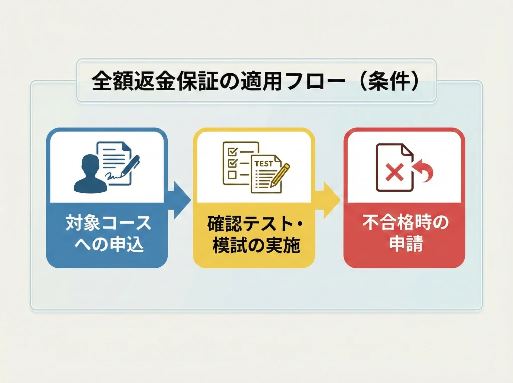 全額返金保証の条件