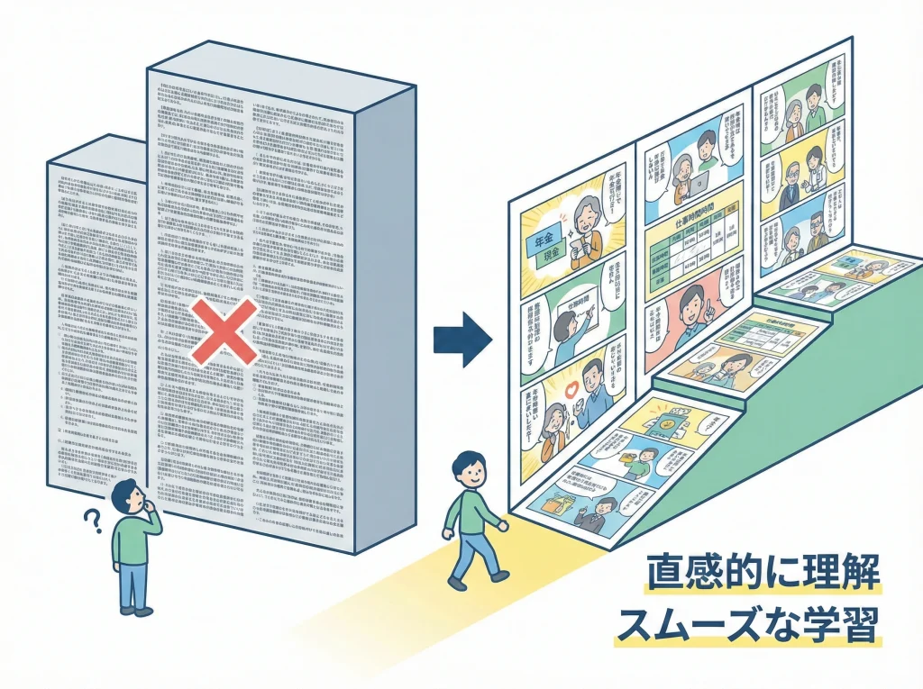 マンガ図解で初心者向け