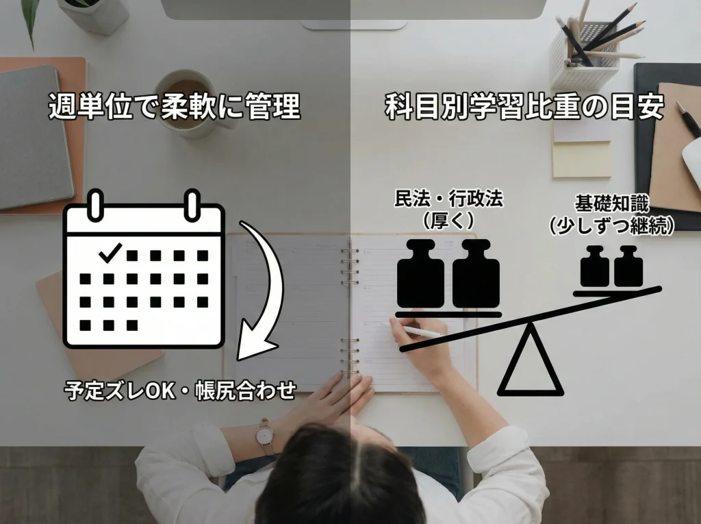 学習フローと進捗管理