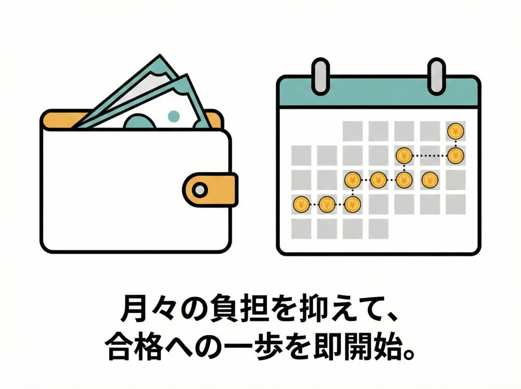 料金と分割払いの目安