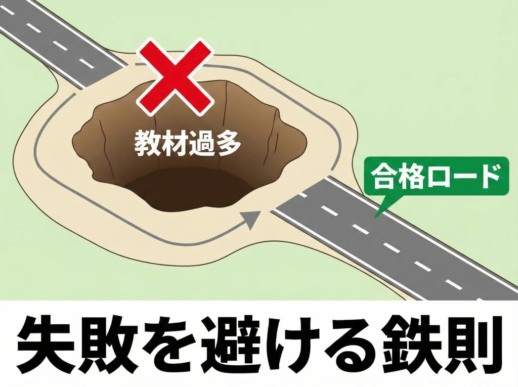 落ちた原因とリスク回避