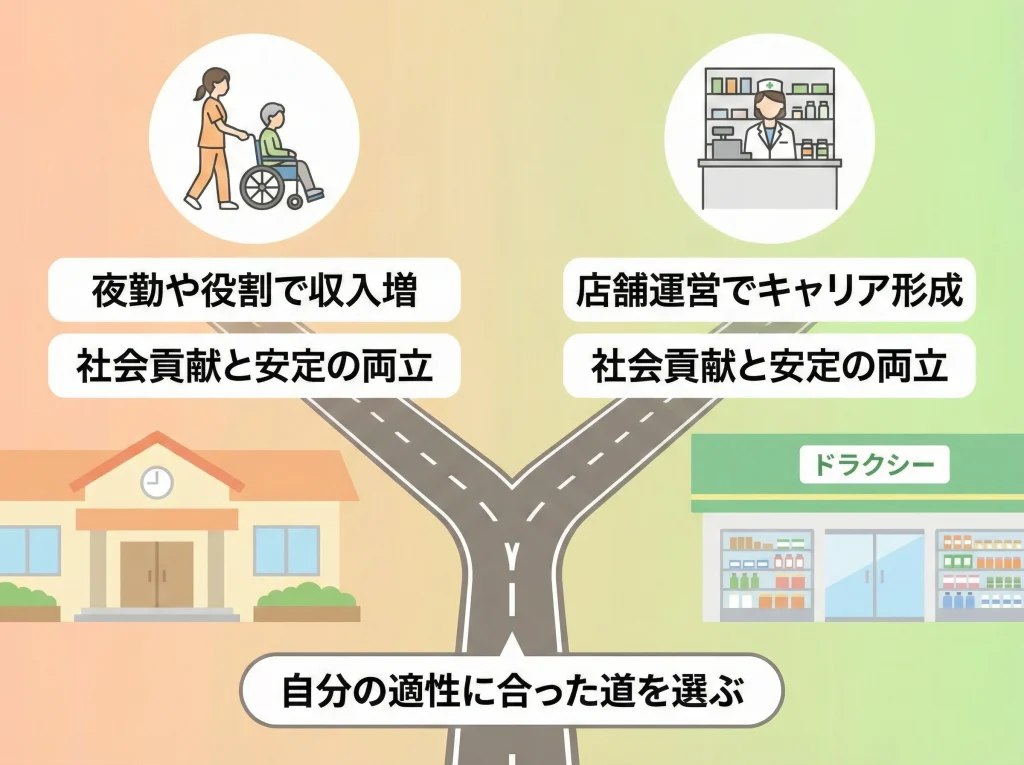 介護福祉士と登録販売者