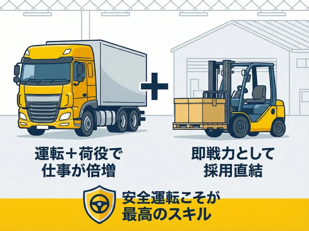 大型免許とフォークリフト