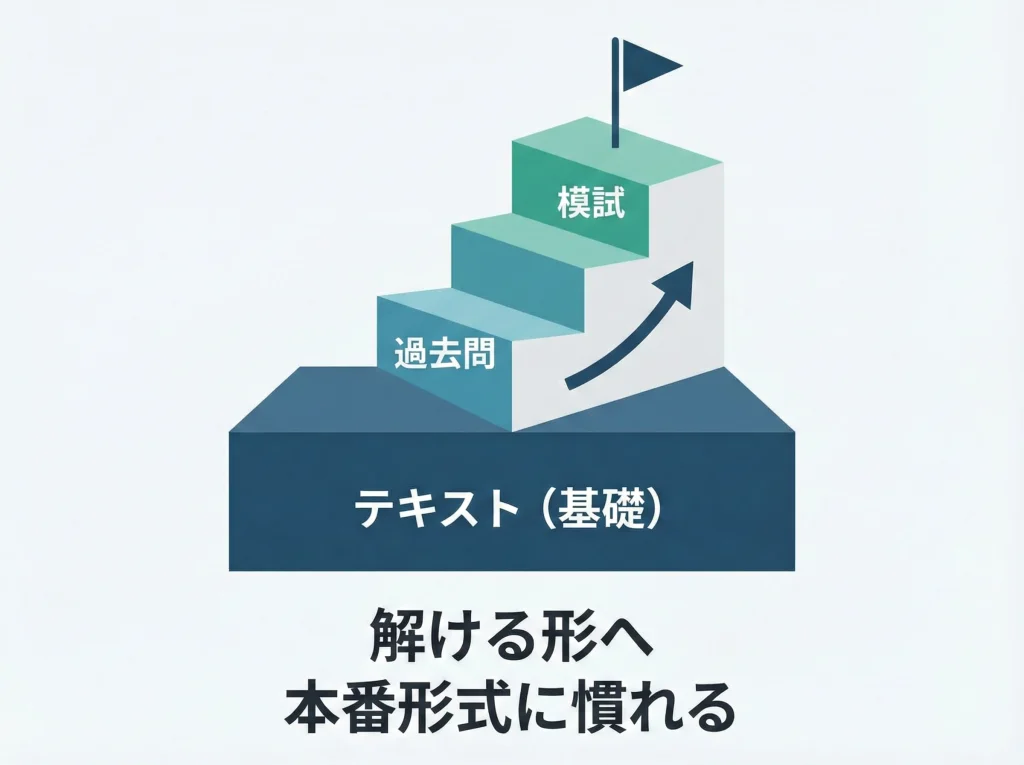 過去問と模試で実戦力