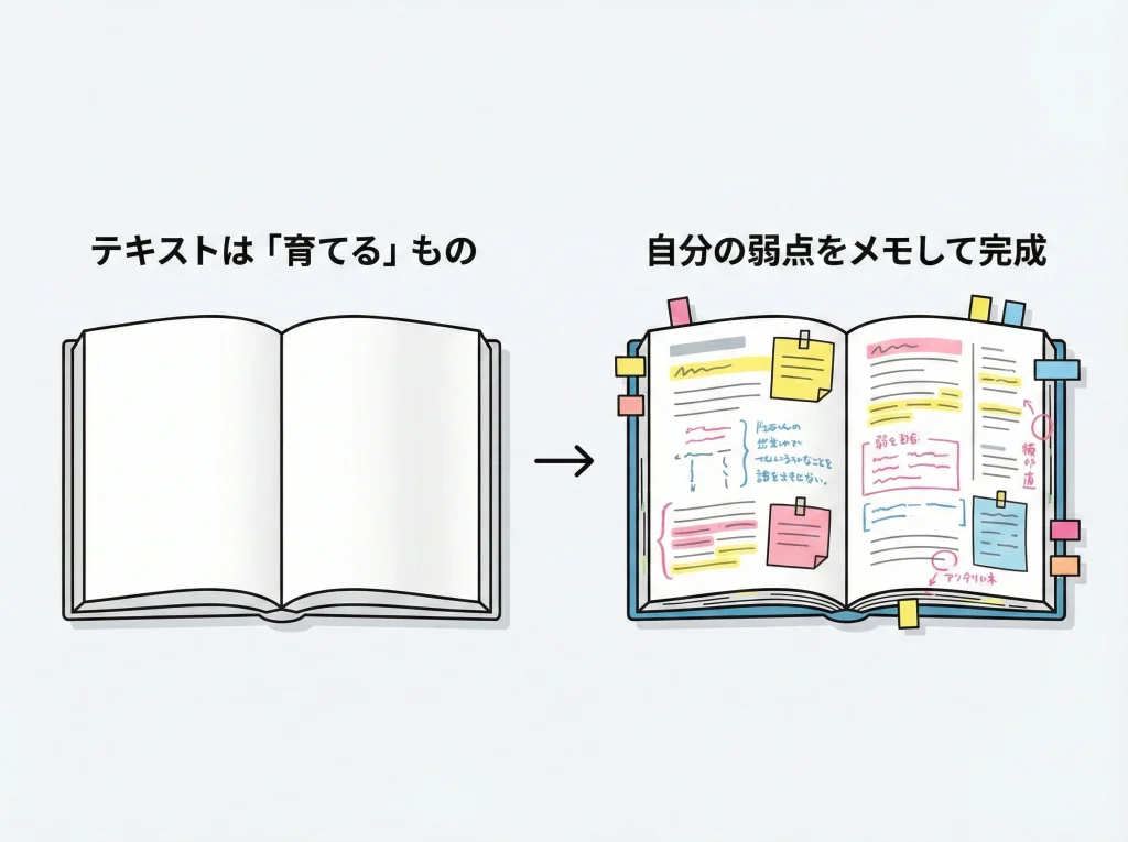テキストの特徴と余白