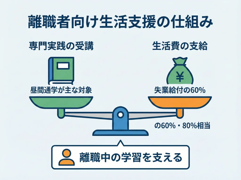 教育訓練支援給付金の60%・80%