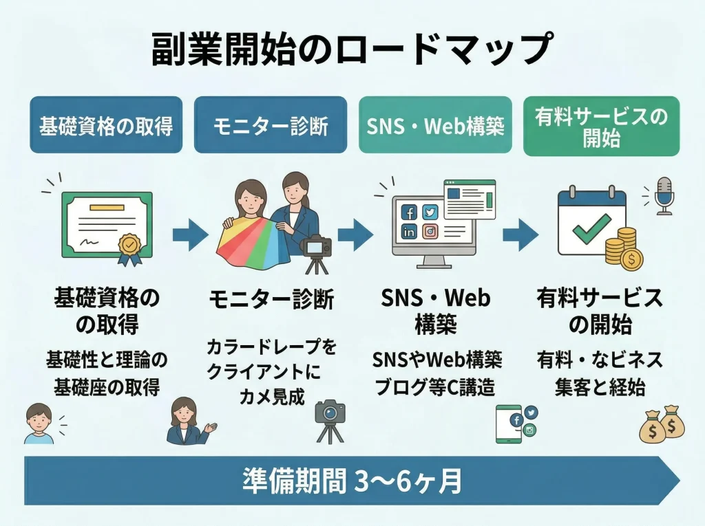 副業として始める具体的なステップ