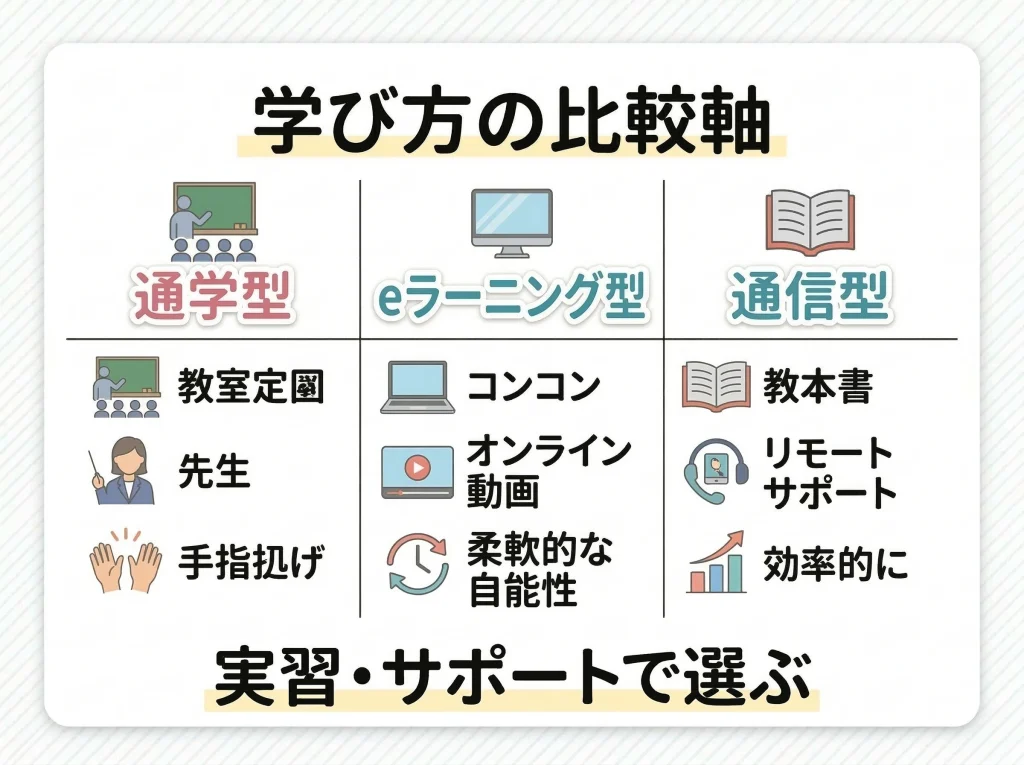 資格一覧とスクール比較