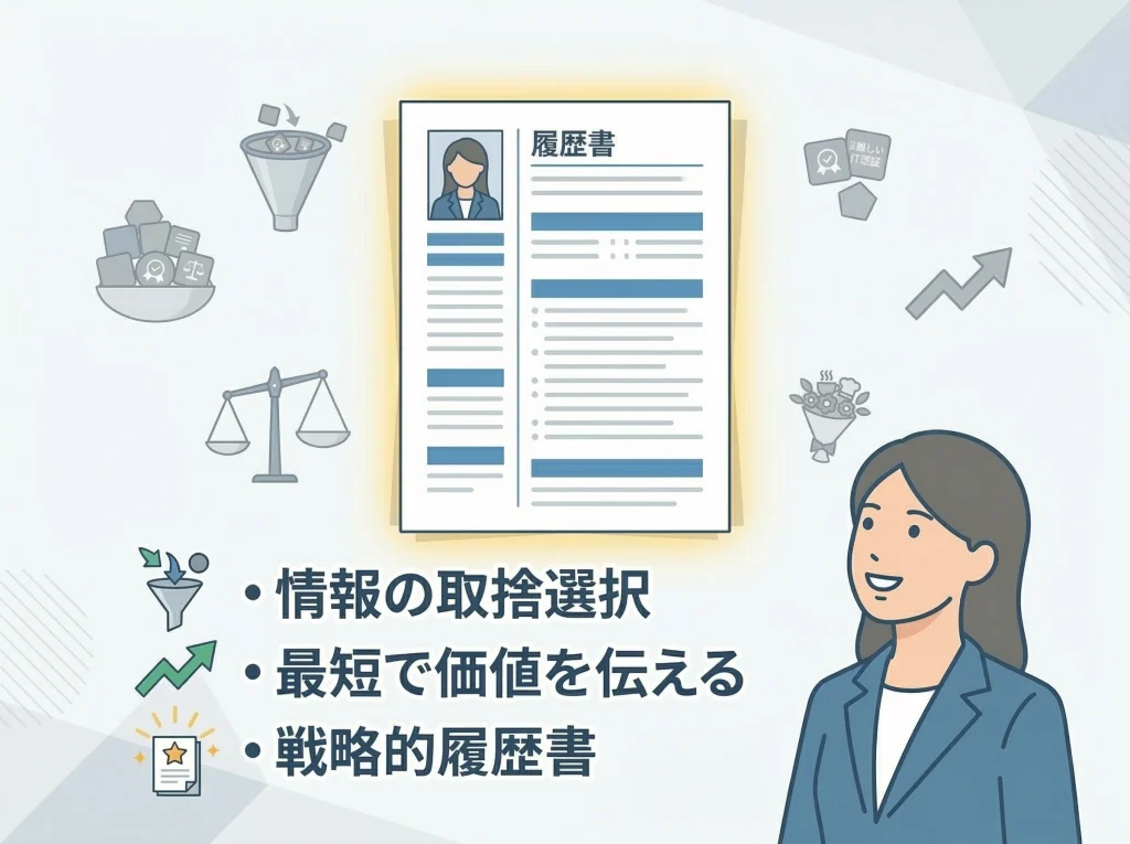 履歴書で資格をあえて書かない総括