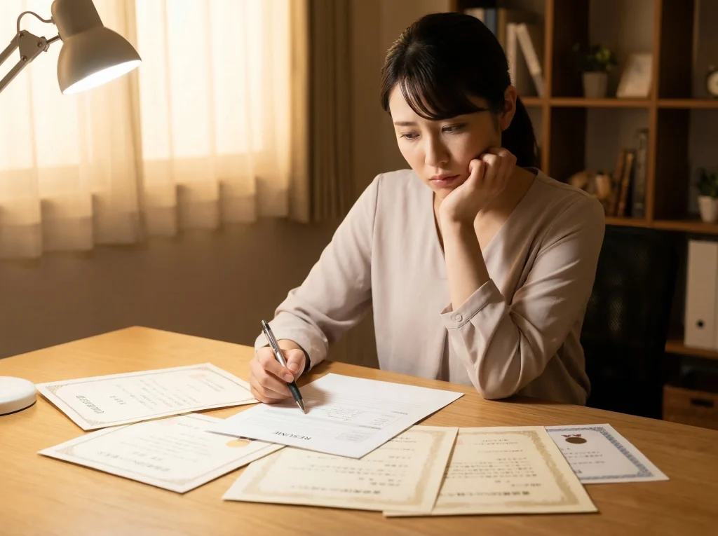 履歴書で資格をあえて書かない判断軸