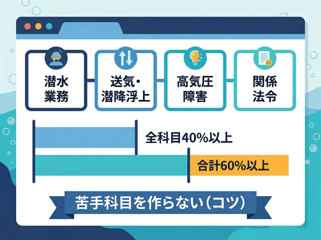 試験内容と合格基準