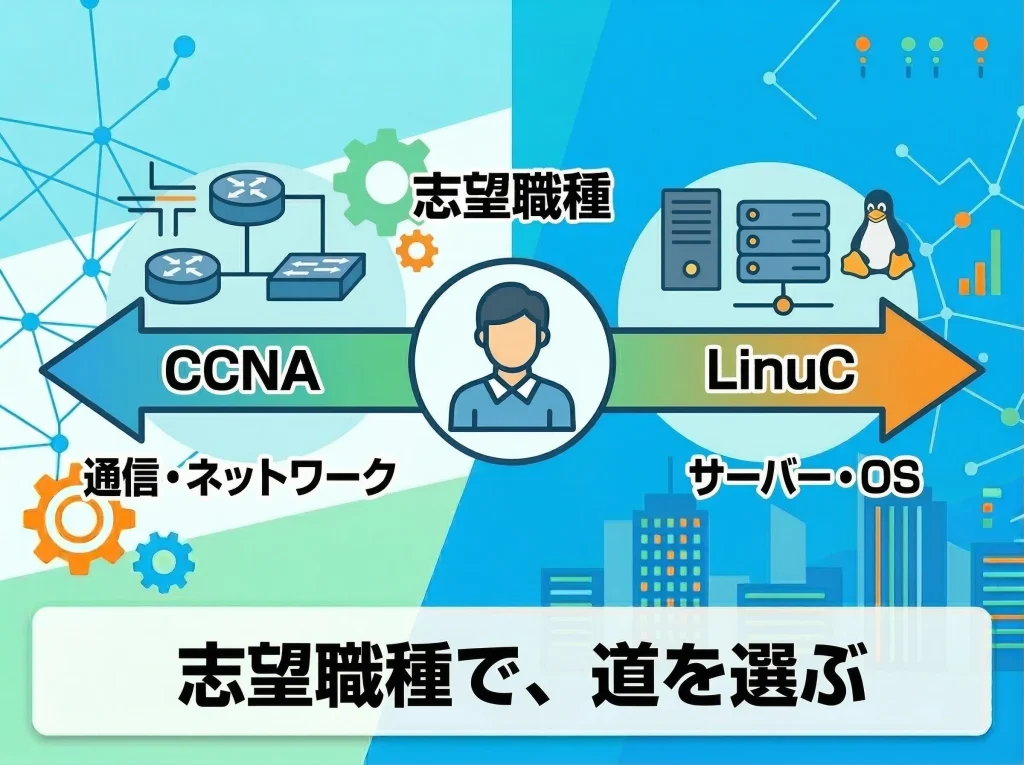 CCNAとLinuCの選び方