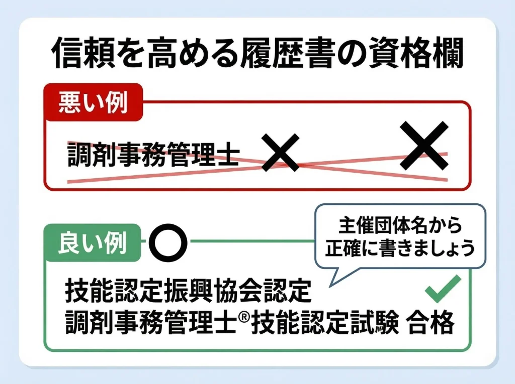 履歴書に書きやすい資格
