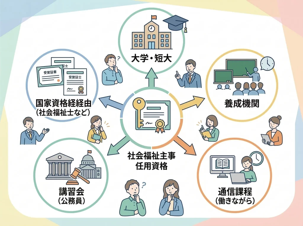 取得方法と5つのルート