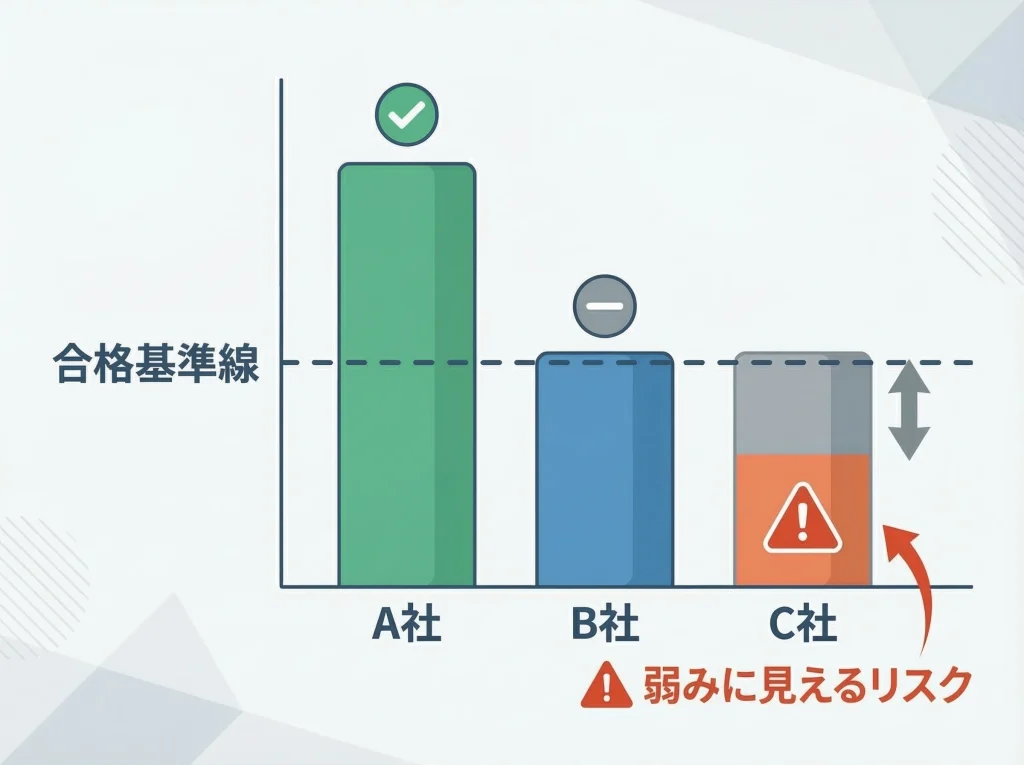 低い級や低スコアは逆効果