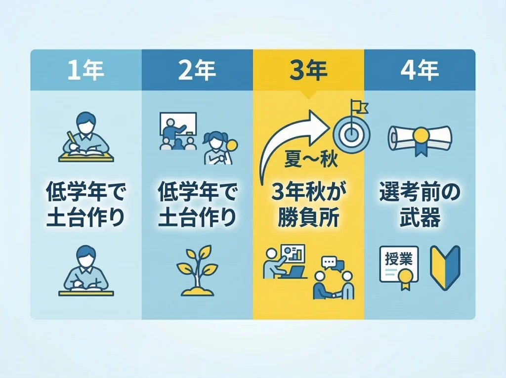 資格はいつまでに取るか