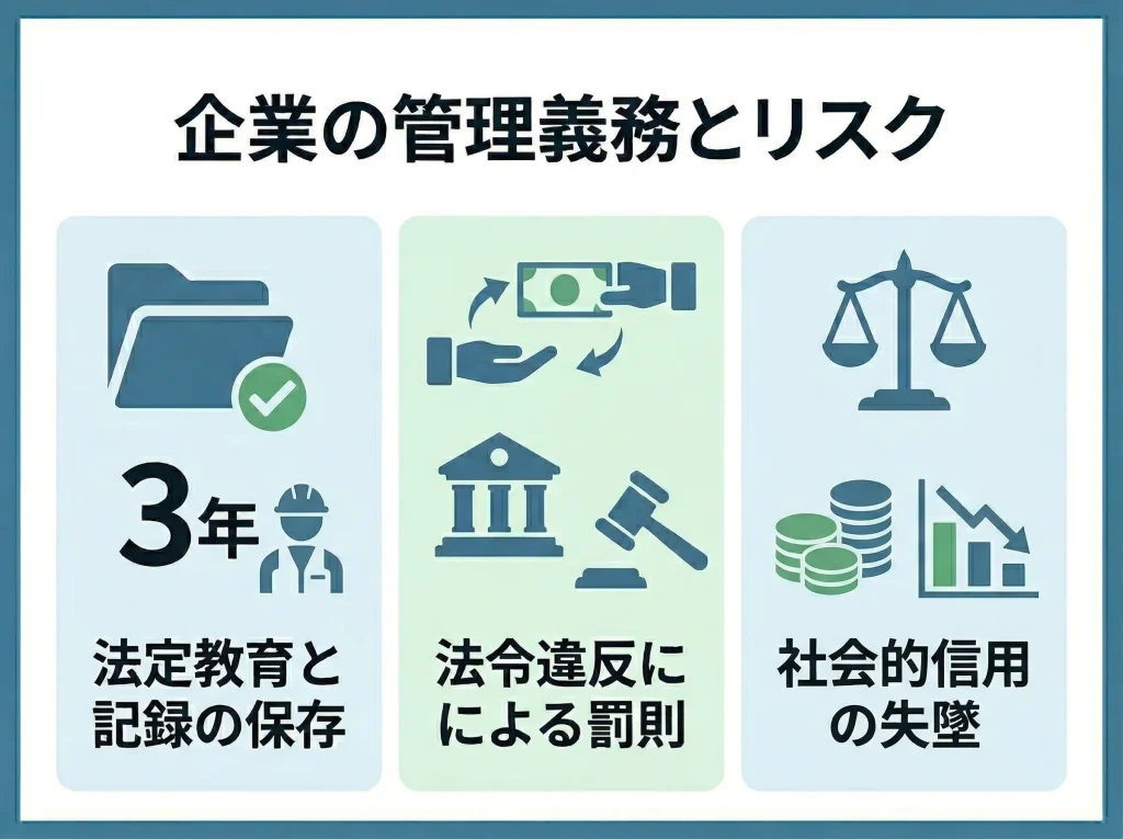 罰則と事業者責任の注意点