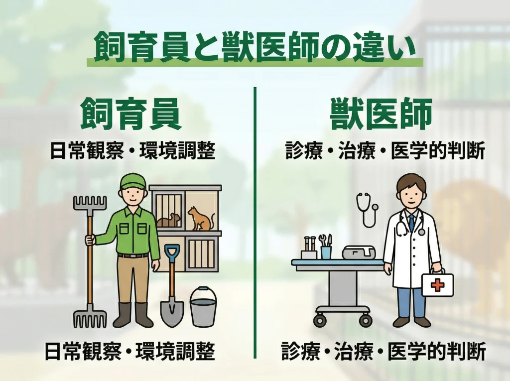 獣医師資格との違い