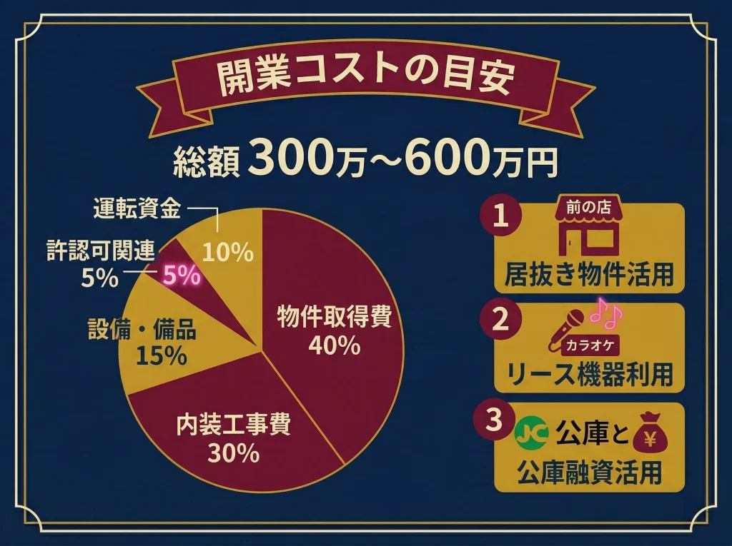開業資金の目安と費用を抑えるコツ